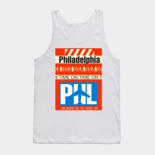 Airport Philadelphia American Tank Top